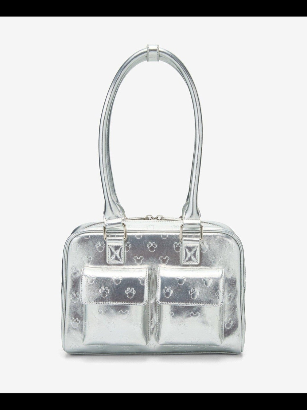 Loungefly Dianey Minnie Silver Metallic  Purse
